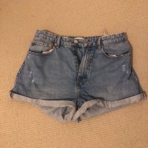 ZARA HIGH RISE SHORTS